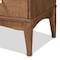 Baxton Studio Landis Mid-Century Ash Walnut Finished Wood 4-Drawer Chest 193-11302-ZORO - alternate 6